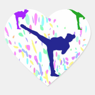 STICKER CŒUR ARTS MARTIAUX - JUDO