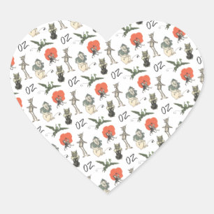 Sticker Cœur Assistant de caractères Oz