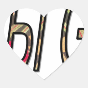 Sticker Cœur Aucun texte Bigiji
