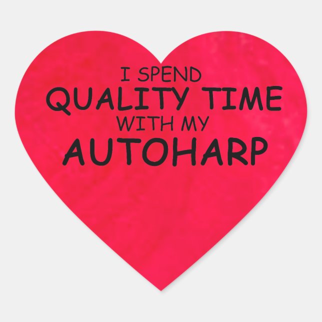 Sticker Coeur Autoharp Time (Devant)
