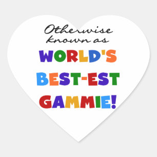 Sticker Cœur Autrement connu comme T-shirts de Meilleur-est