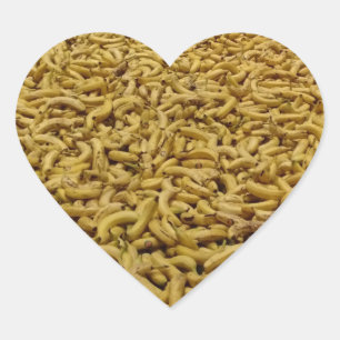 Sticker Coeur Bananes