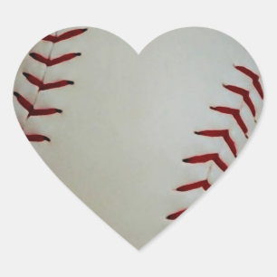 Sticker Cœur Baseball
