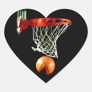 Sticker Cœur Basket