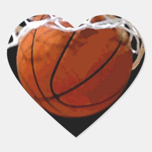 Sticker Cœur Basket