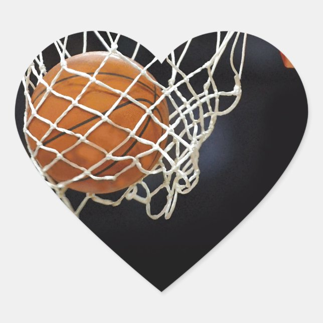 Sticker Cœur Basket (Devant)