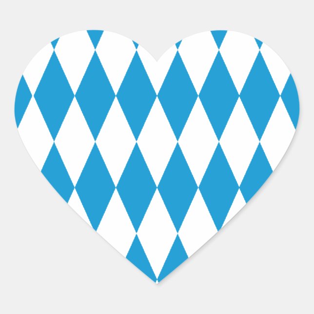 Sticker Cœur Bavaria Oktoberfest (Devant)