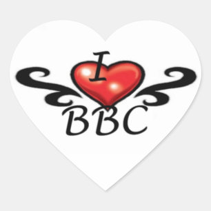 STICKER CŒUR BBC