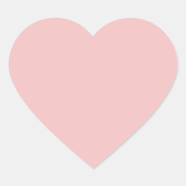 Sticker Cœur Bébé rose (Devant)
