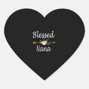 Sticker Cœur Béni Nana Chemise Thanksgiving Noël