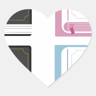Sticker Cœur bibles