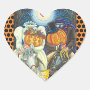 STICKER CŒUR BILLETS DE SOMMEIL MARIAGE HALLOWEEN BILLETS