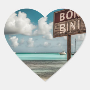 Sticker Cœur bini bon