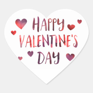 Sticker Cœur bokeh de heureuse Sainte-Valentin