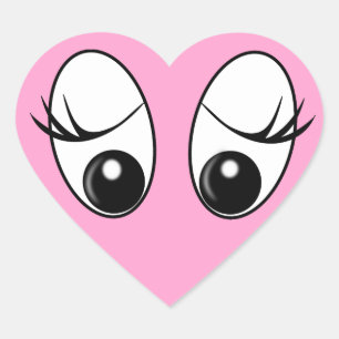 Sticker Cœur Bonjour