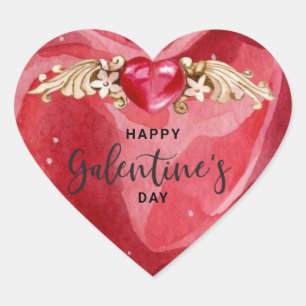 Sticker Cœur Bonne fête des Galentines