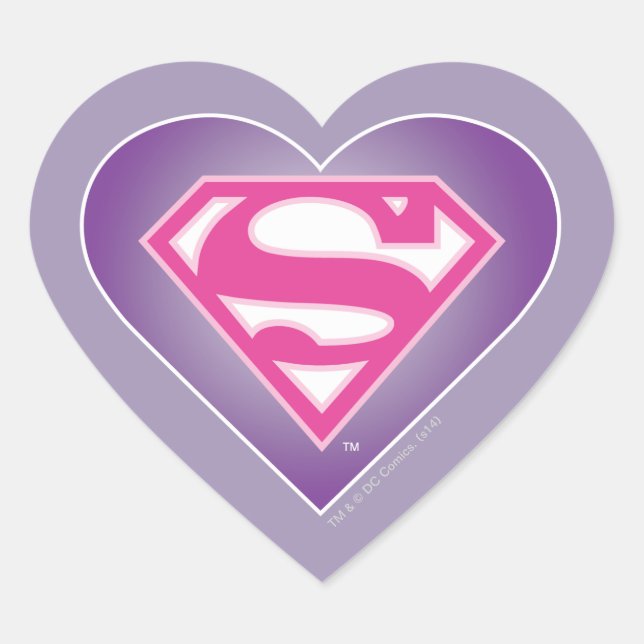 Sticker Cœur Bouclier du coeur pourpre (Devant)