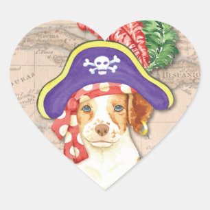 Sticker Cœur Brittany Pirate
