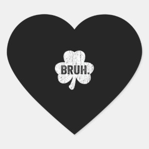 Sticker Cœur Bruh Meme Drôle Dire Bro Salutation Ado Garçon St 