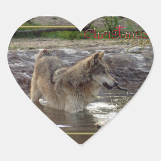 Sticker Cœur c-2011-grey-wolf-005