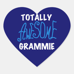Sticker Cœur Cadeaux bleus totalement impressionnants de