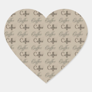 Sticker Cœur Café