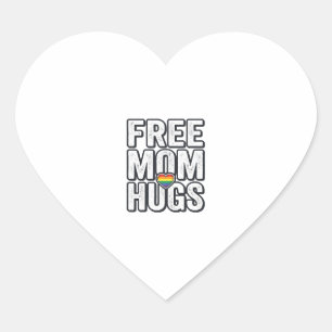 Sticker Cœur Câlins gratuits de maman Fierté Cœur Vintage T-Shi