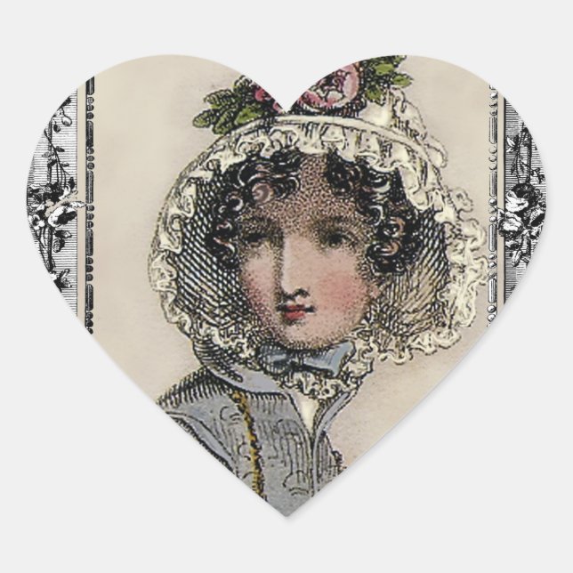 Sticker Cœur Caroline (Devant)