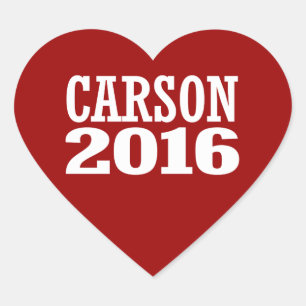 STICKER CŒUR CARSON 2016