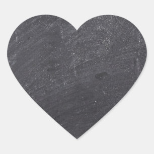 Sticker Cœur Chalkboard customizable
