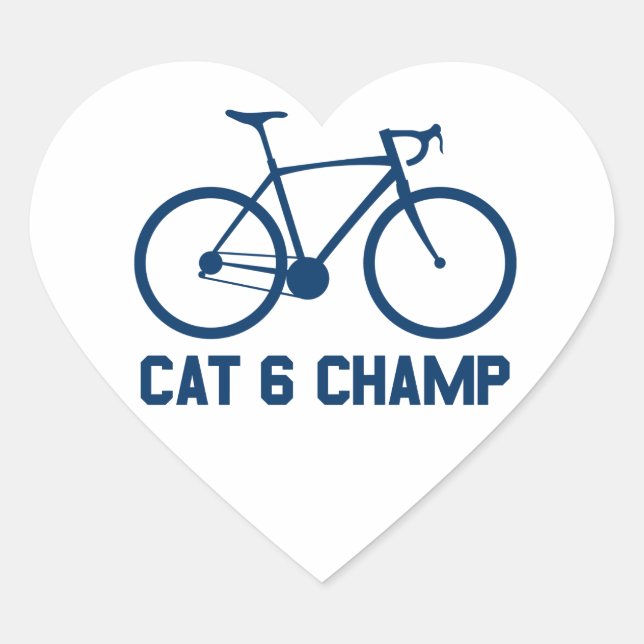 Sticker Cœur Champ CAT 6 (Devant)