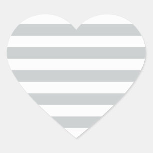 Sticker Cœur Changer les bandes grises en n'importe quelle Pers