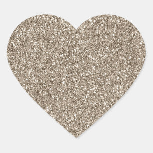 Sticker Cœur Chic or brillant Parties scintillant étincelante