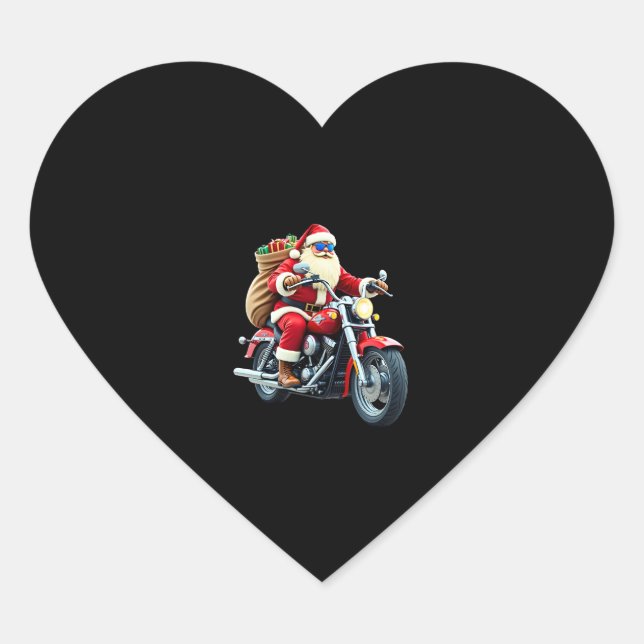 Sticker Cœur Christmas (2) (Devant)
