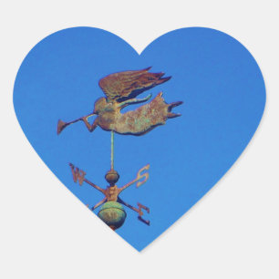Sticker Cœur Ciel bleu d'Angel Weather