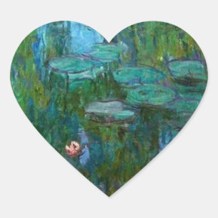 Sticker Cœur Claude Monet Artist Peintre Destin Dons