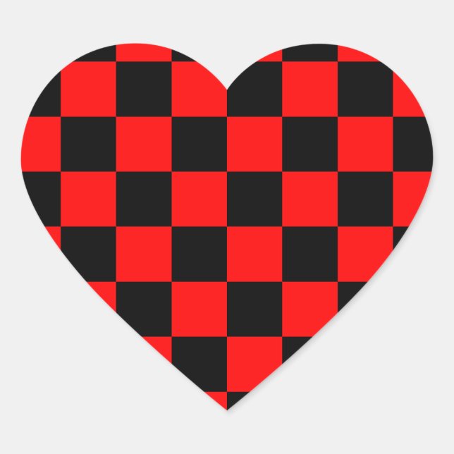 Sticker Cœur Clavier Rockabilly (Devant)