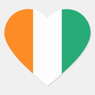 Sticker Coeur Coeur Cote d'Ivoire