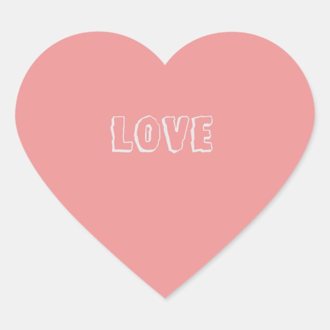 Sticker Cœur Cœur d'amour (Devant)