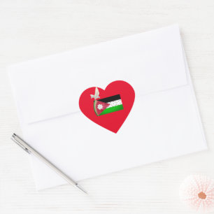 Sticker Cœur Coeur de la Palestine libre