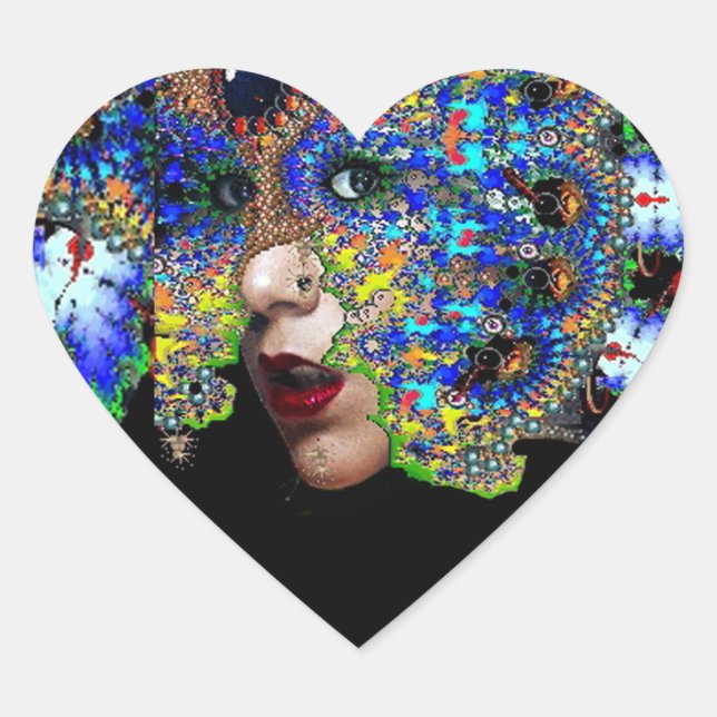 Sticker Cœur Coeur ÉPHÉMÉRAL (Devant)