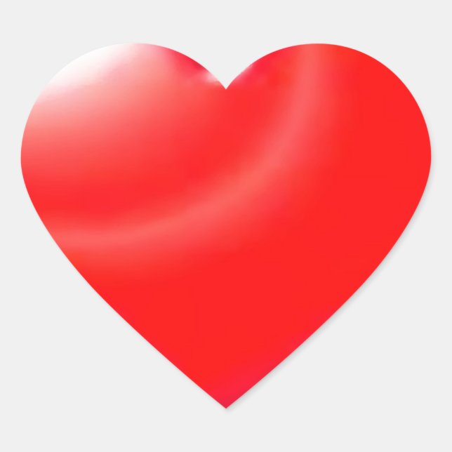 Sticker Cœur Coeur rouge (Devant)