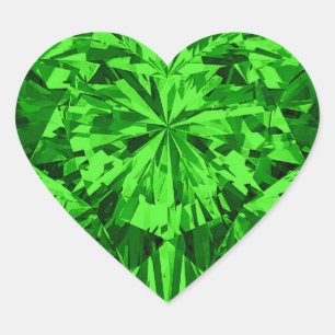 Sticker Cœur Coeur vert