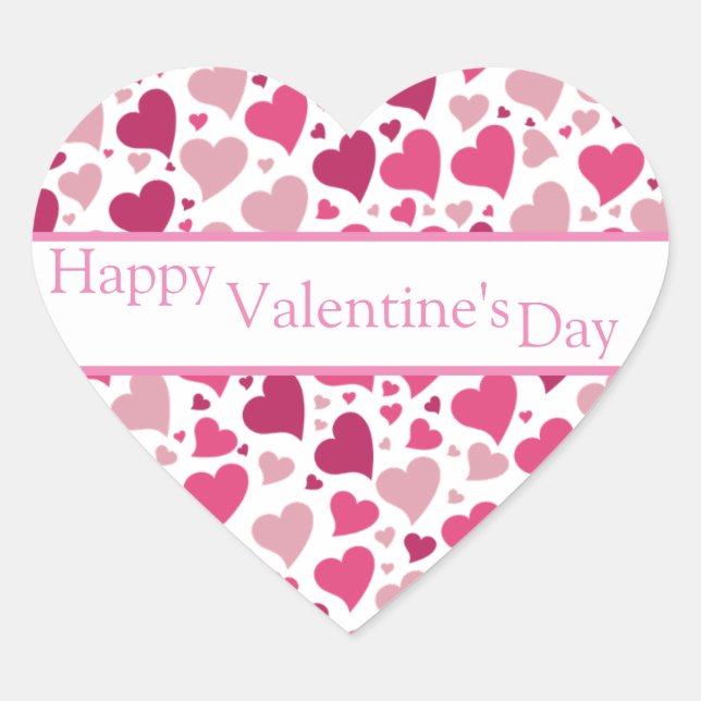 Sticker Cœur Coeurs dans le phoque du coeur (Devant)