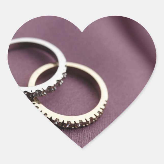 Sticker Cœur Coeurs mariages Cercles Mariages Coeurs Mariages a (Devant)