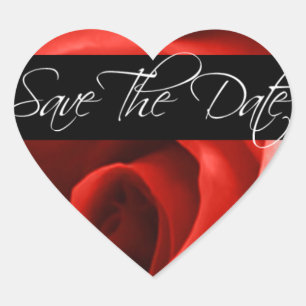 Sticker Cœur Coeurs mariages Enregistrer La Date Mariage Envelo