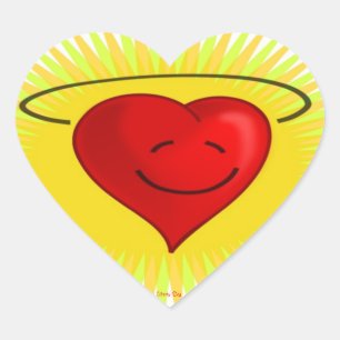 STICKER CŒUR COEURS SOURIS - COULEURS DE COEUR - HALO ANGELS