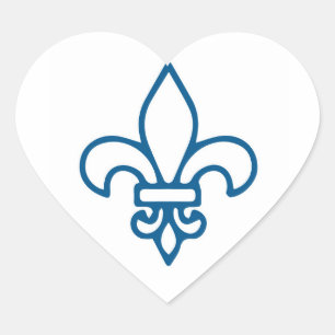 Sticker Cœur Collant x4 Québec