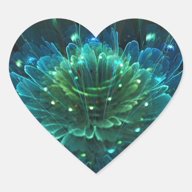 Sticker Cœur Collection Lotus Flower Rapt (Devant)