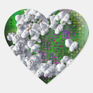 Sticker Cœur Collection Popcorn Lover